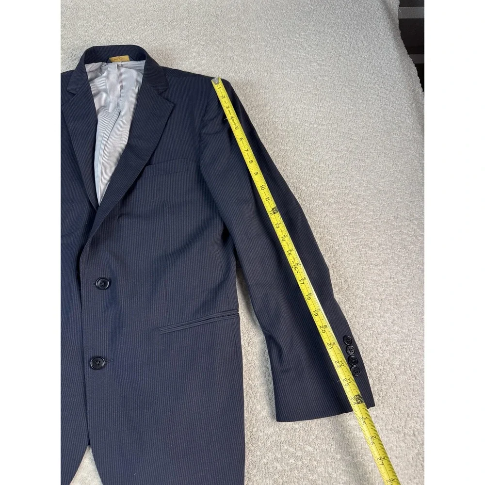 Brooks Brothers Blazer Mens 40 Regular Navy Pinstripe Explorer Regent Fit Jacket